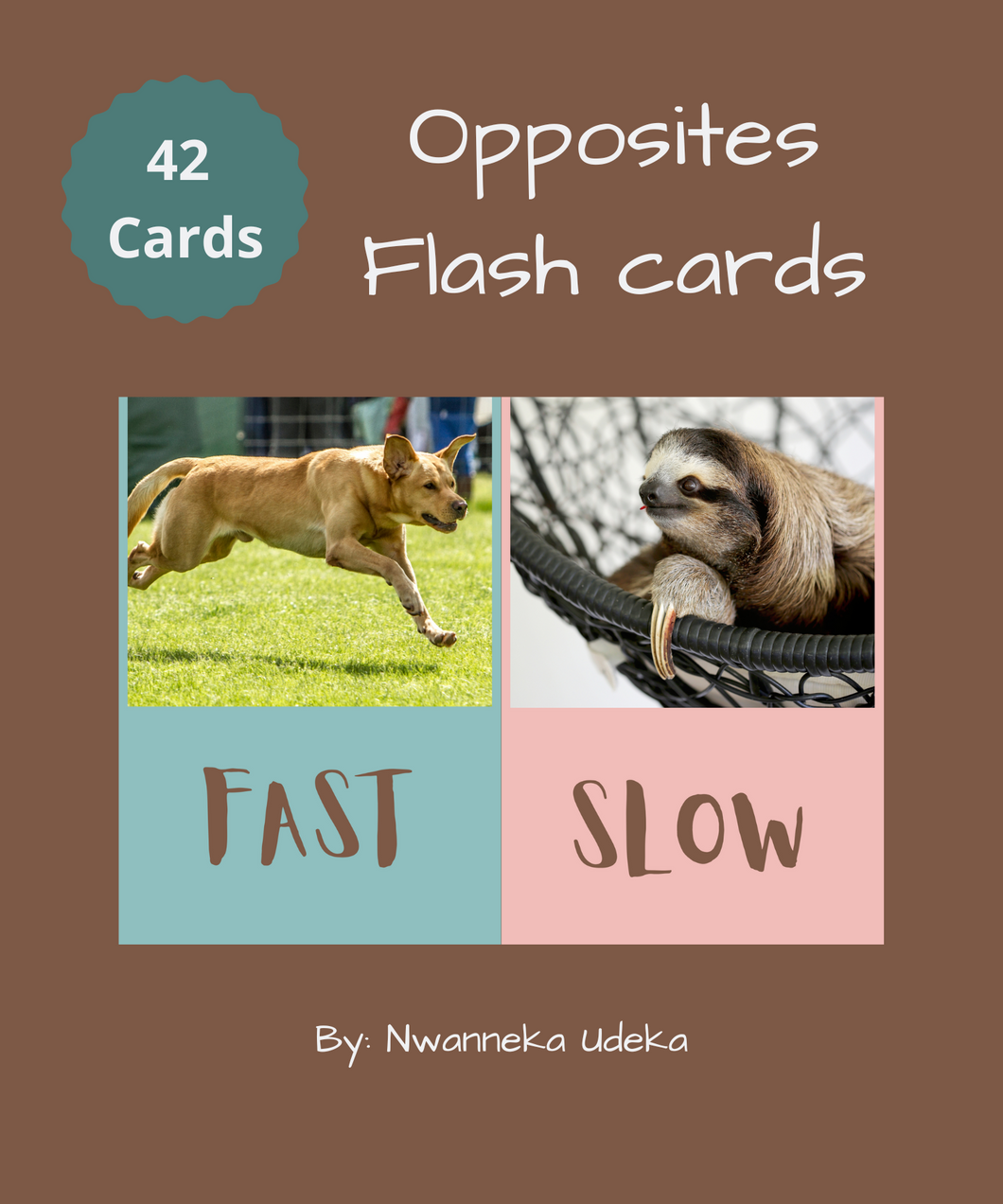 Opposites flashcard - Digital