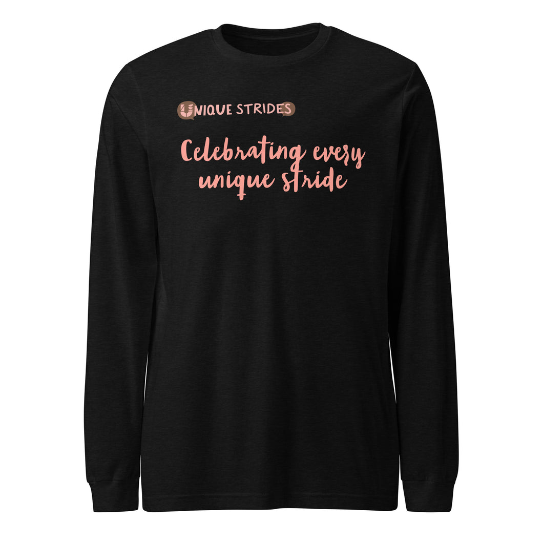 Celebrating Unique Strides Unisex Long Sleeve Tee